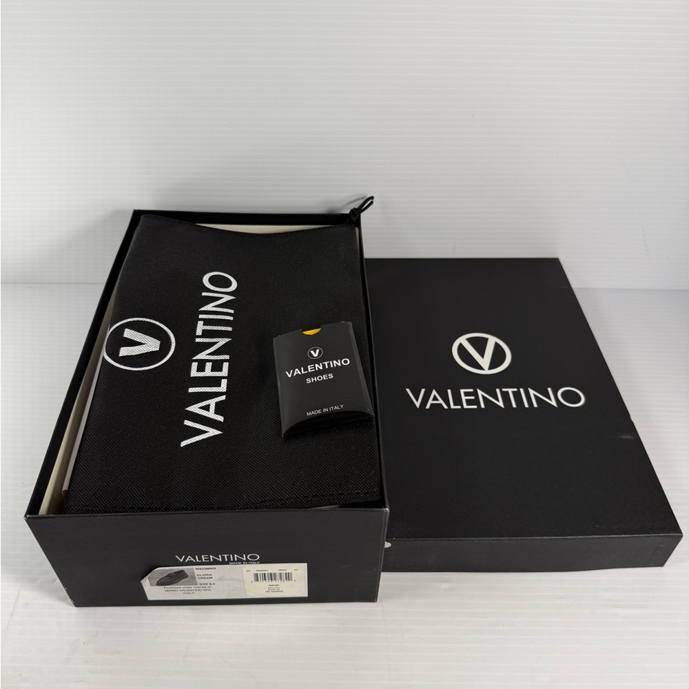Valentino Men’s Loafer  Shoe with Golden Badge Logo - Picture 2 of 13